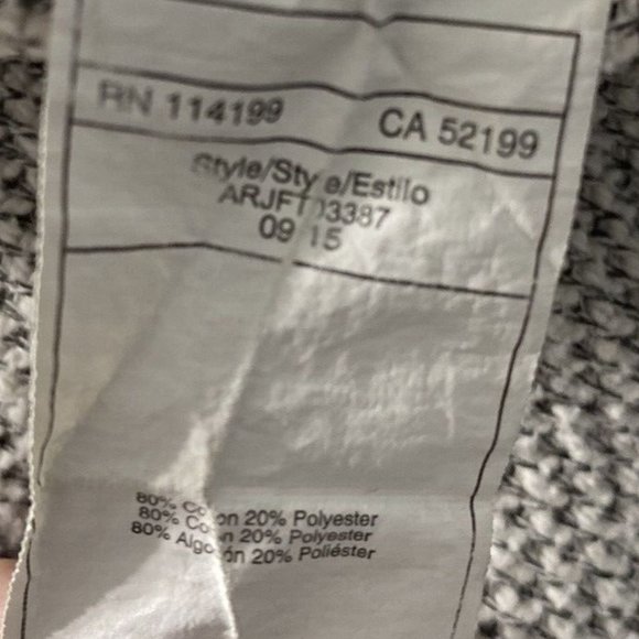 Roxy Women Small Hoodie Sweatshirt Kangaroo Pocket Cream Off White & Gray Beach - Picture 6 of 7